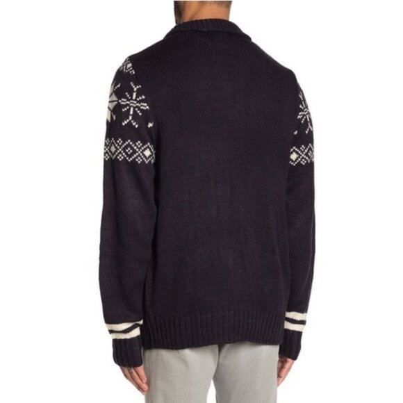 Weatherproof Fair Isle Toggle Knit Cardigan - Picture 3 of 13